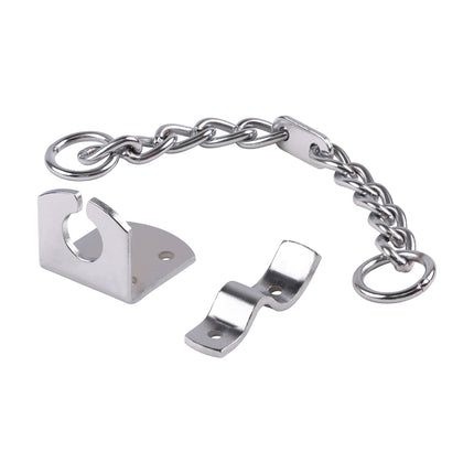 Security Door Chain - Satin Chrome