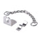 Security Door Chain - Satin Chrome