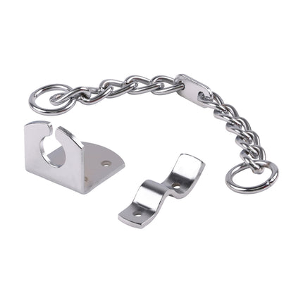 Timco Security Door Chain, Satin Chrome Steel