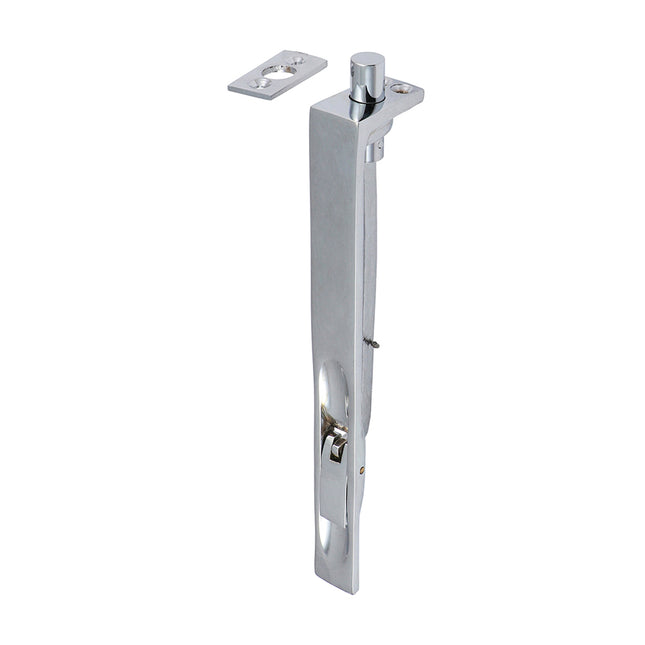 Timco Lever Action Flush Bolt, Polished Chrome Brass, Lime