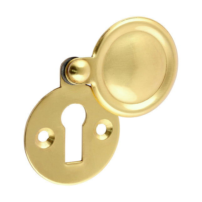 Timco Pair Of Traditional Pattern Escutcheon, Polished Brass