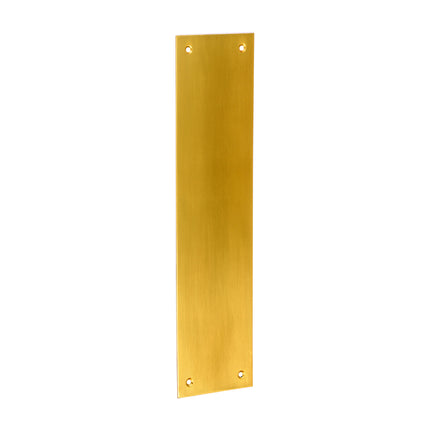 Timco Finger Plate, Polished Brass Lime