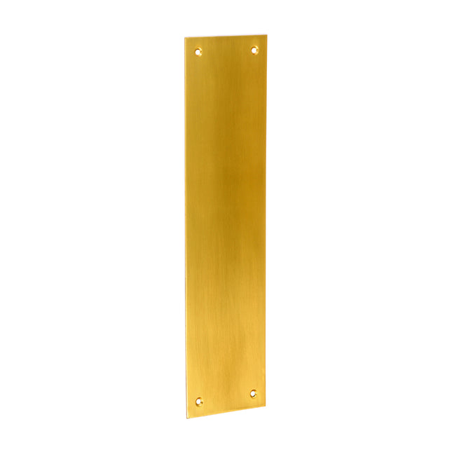 Timco Finger Plate, Polished Brass Lime