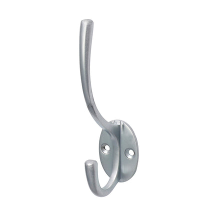 Timco Hat & Coat Hook, Satin Chrome Zinc