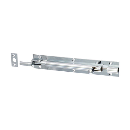 Timco Necked Barrel Bolt, Polished Chrome Brass, Lime