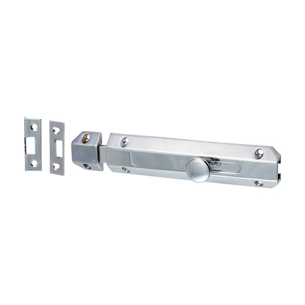 Timco Architectural Flat Section Bolt Polished Chrome, Brass, Lime