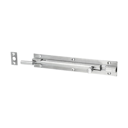 Timco Necked Barrel Bolt, Satin Chrome Brass, Lime