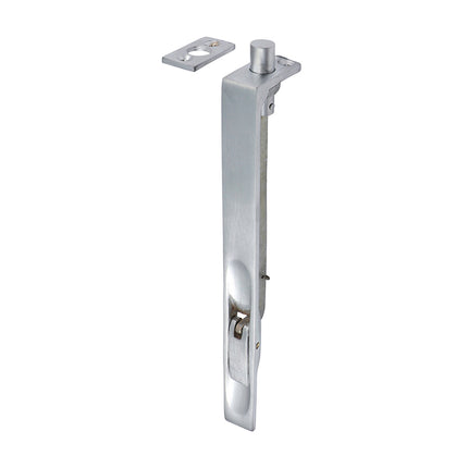 Timco Lever Action Flush Bolt, Satin Chrome Brass, Lime