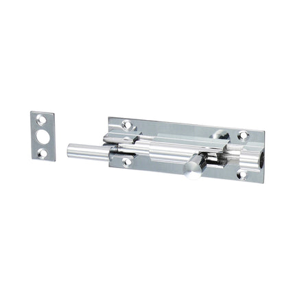 Timco Necked Barrel Bolt, Polished Chrome Brass, Lime