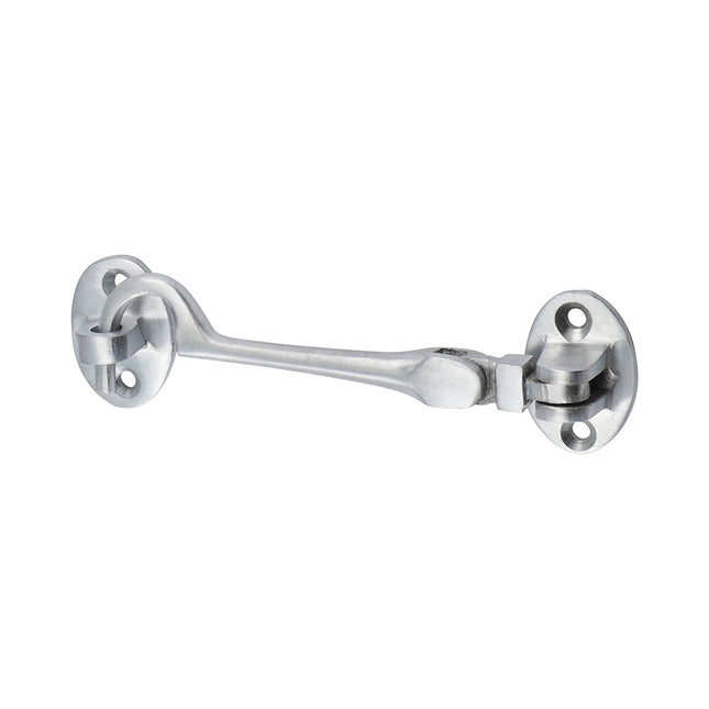 Timco Cabin Hook, Satin Chrome Brass