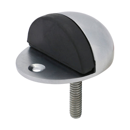 Timco Oval Door Stop, Satin Chrome Zinc, Lime