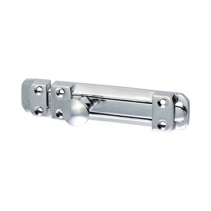 Timco Contract Flat Section Bolt Polished Chrome, Brass, Lime