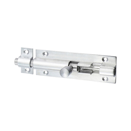 Timco Straight Barrel Bolt, Satin Chrome Brass, Lime