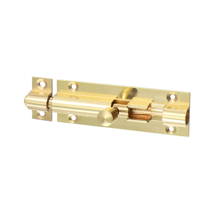 Timco Straight Barrel Bolt, Polished Brass Lime