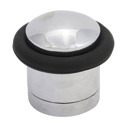 Timco Cylinder Door Stop, Polished Chrome Zinc, Lime
