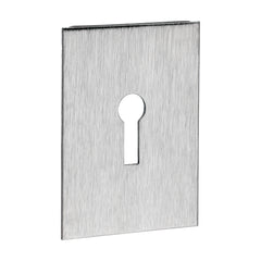 Lock Profile Self-Adhesive Escutcheon - Oblong - Satin Stainless Steel