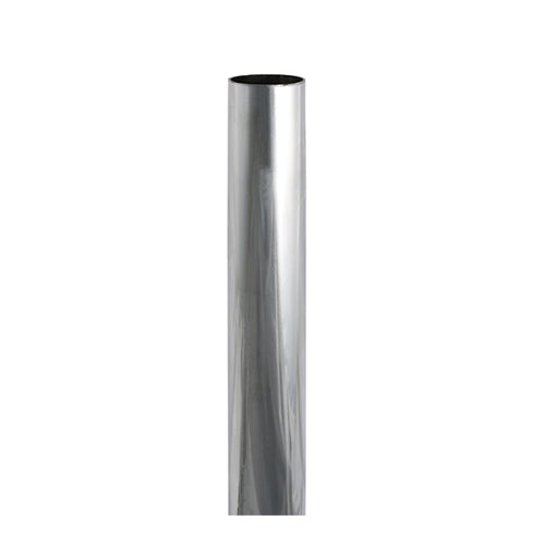 Timco Wardrobe Rail, Round, Polished Chrome Steel