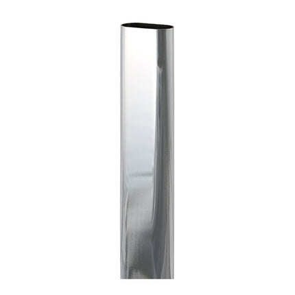 Timco Wardrobe Rail, Oval, Polished Chrome Steel