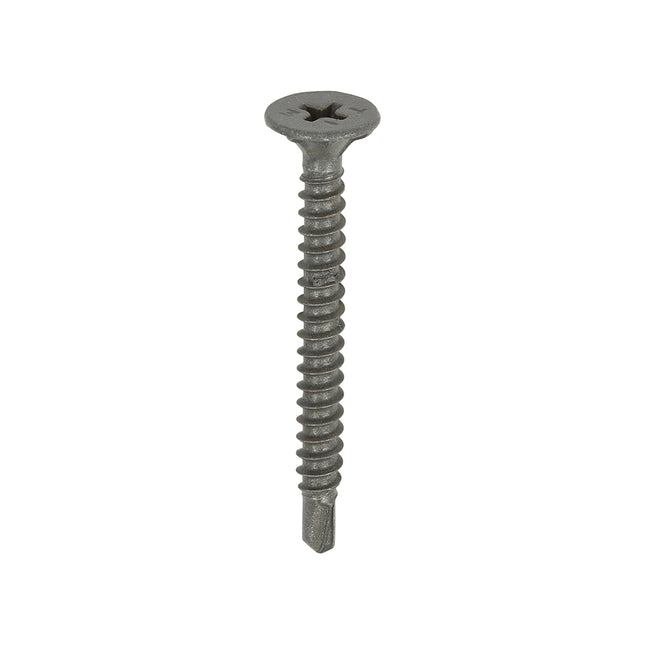 Timco Drywall Construction Metal Stud Cement Board Screws Steel, Silver, Lime