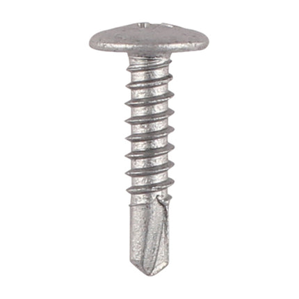 Metal Construction Sheet & Framing Screws - PH - Low Profile Wafer - Exterior - Silver Organic