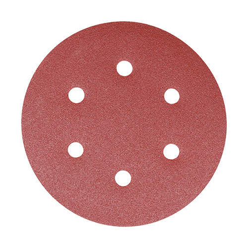 Timco Random Orbital Sanding Discs Aluminium, Red