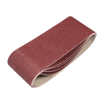 Timco Sanding Belts, 120 Grit, Red Aluminium