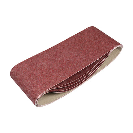 Timco Sanding Belts, 120 Grit, Red Aluminium