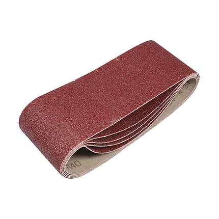 Timco Sanding Belts, 40 Grit, Red Aluminium