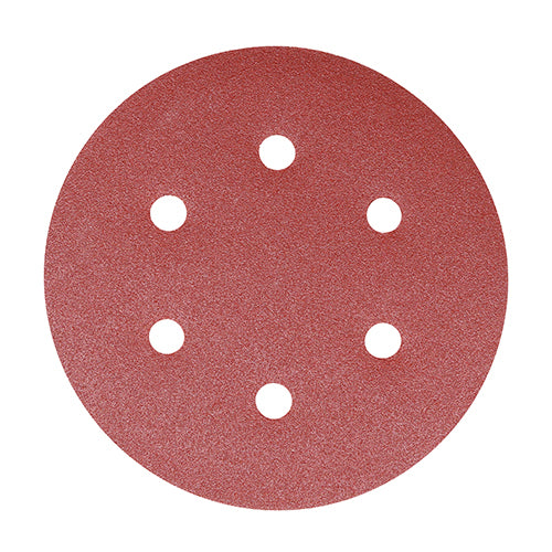 Timco Random Orbital Sanding Discs Aluminium, Red