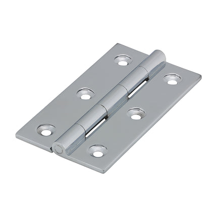 Timco Solid Drawn Hinge Polished Chrome, Brass, Lime