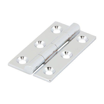 Timco Solid Drawn Hinge Polished Chrome, Brass, Lime