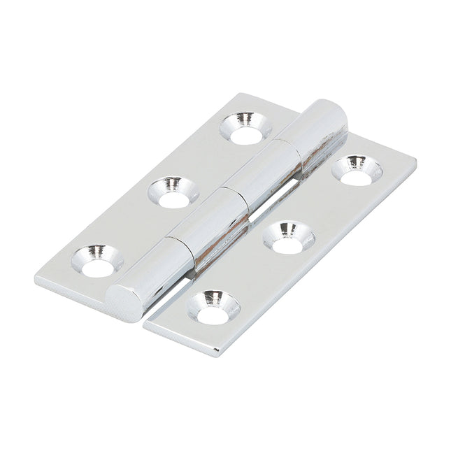 Timco Solid Drawn Hinge Polished Chrome, Brass, Lime