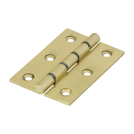 Timco Double Steel Washered Butt Hinge Brass, Lime