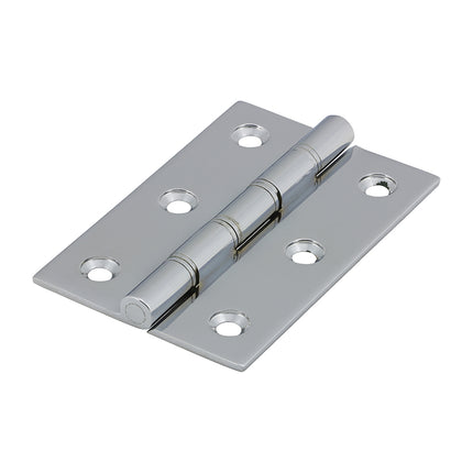 Timco Double Steel Washered Butt Hinge Polished Chrome, Brass, Lime