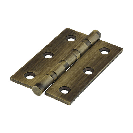 Performance Ball Race Hinge - Solid Brass - Antique Brass