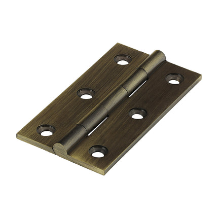 Timco Solid Drawn Hinge Antique Brass, Lime