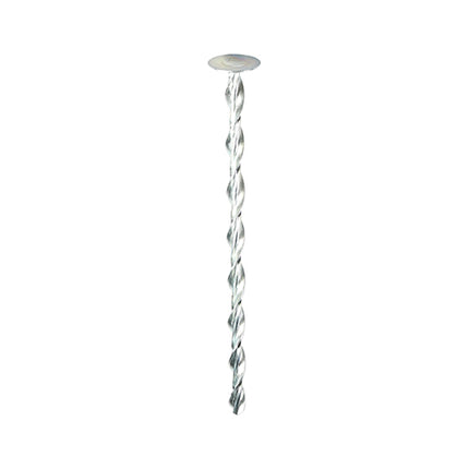Timco Helical Flat Roof Fixing, Zinc Steel