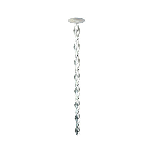 Timco Helical Flat Roof Fixing, Zinc Steel