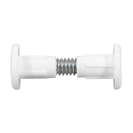 Plastic Cabinet Connector Bolts - White