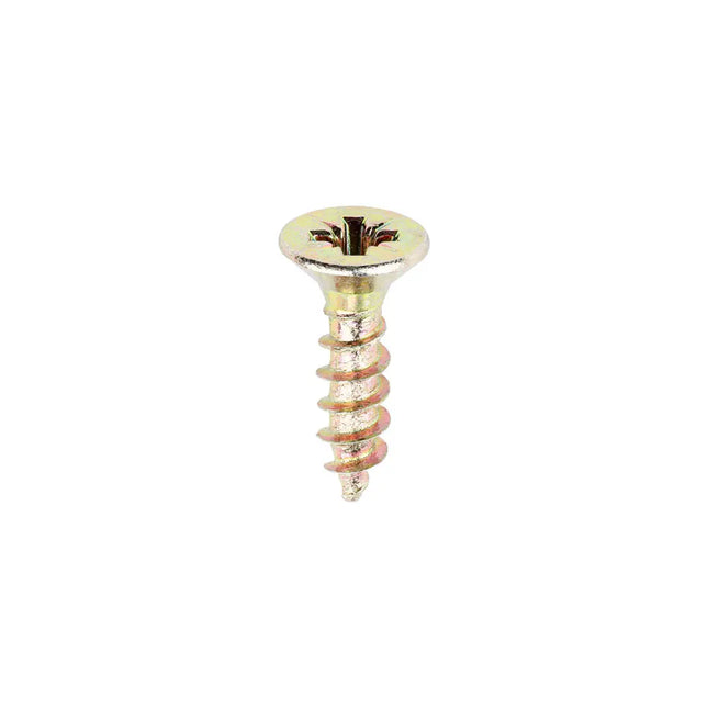 Classic Multi-Purpose Screws - PZ - Double Countersunk - Yellow