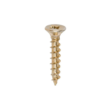 TIMCO Solo Chipboard Woodscrews PZ Double Countersunk Single Thread Yellow 