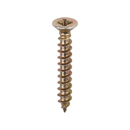 TIMCO Classic Multi-Purpose Hinge Screws PZ Countersunk Reduced 5mm Head Yellow 