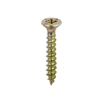 TIMCO Velocity Premium Multi-Use Screws PZ Double Countersunk Yellow 