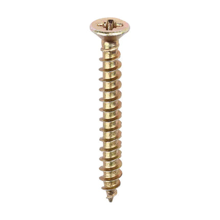 TIMCO Classic Multi-Purpose Hinge Screws PZ Countersunk Reduced 5mm Head Yellow 