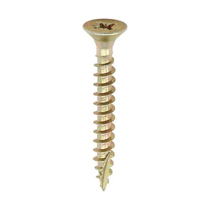 TIMCO Classic Multi-Purpose Screws PZ Double Countersunk Zinc Yellow Carbon 