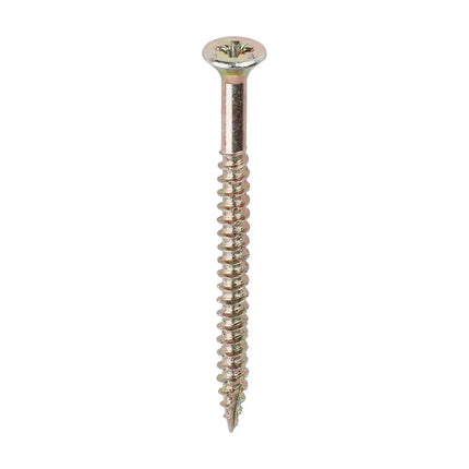 TIMCO Velocity Premium Multi-Use Screws PZ Double Countersunk Yellow 