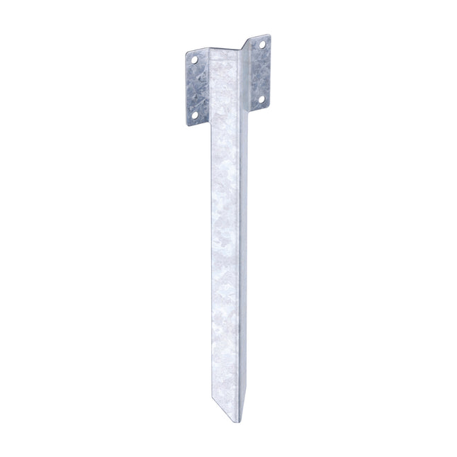 Railway Sleeper Ground Spike - Straight Edge - Galvanised Steel