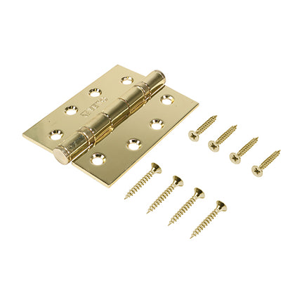 Timco Twin Ball Bearing Hinges Steel, Brass