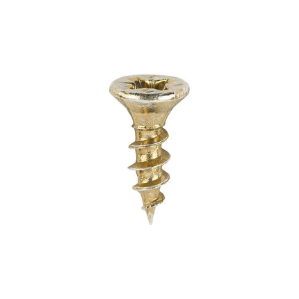 C2 Strong-Fix - PZ - Double Countersunk - Sharp Point - Yellow