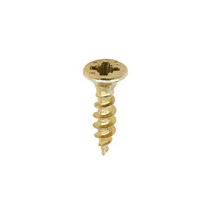 TIMCO C2 Strong-Fix Woodscrew PZ Double Countersunk Zinc and Yellow 